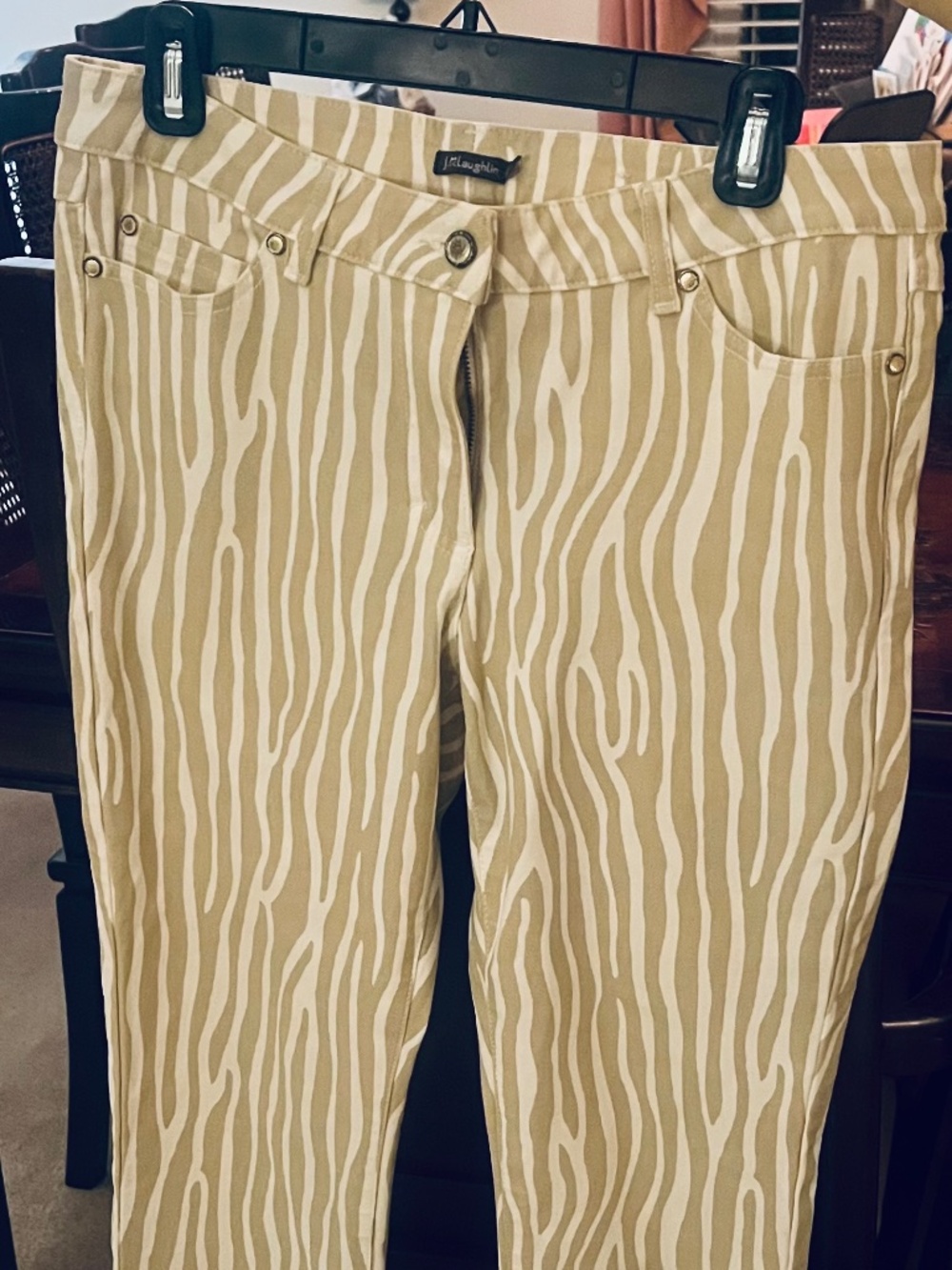 J. McLaughlin striped high waste pants
